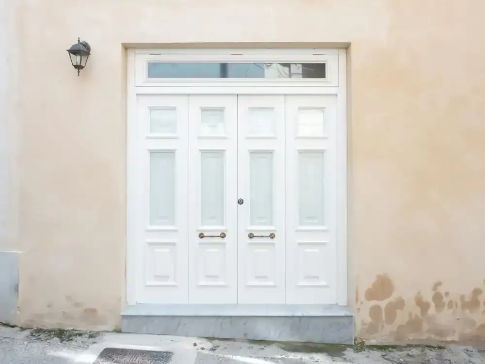 An elegant front door of a residential home