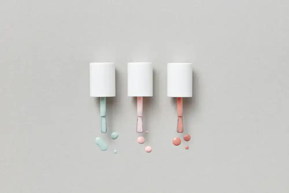 Curated selection of premium neutral and pastel nail polishes